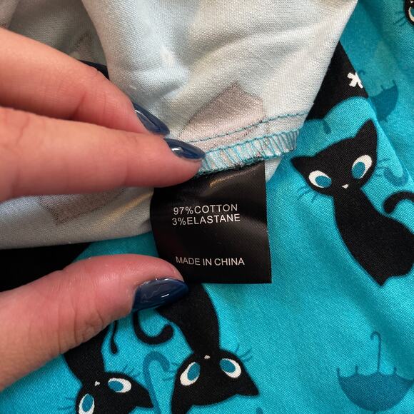 Voodoo Vixen Katniss Raining 1950s Pin Up Rockabilly Size Small Dress - Picture 11 of 14